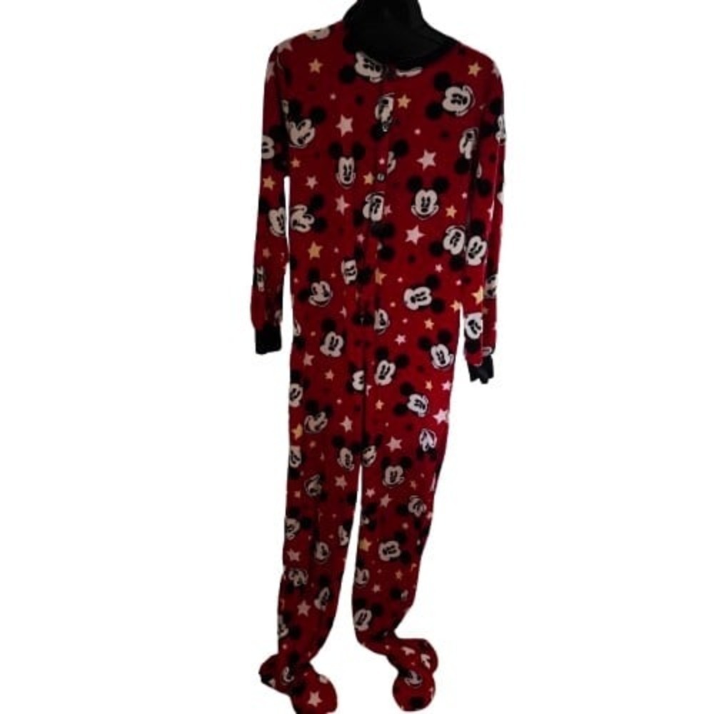 Disney Footed Pajamas Women's Juniors Medium Sleepwear Footwear